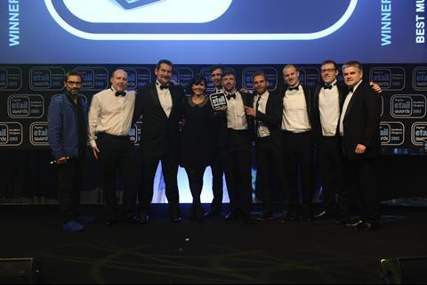 PayPal Etail Awards 2013 winner - Clipper Logistics Best Multichannel Retailer - Large, Argos